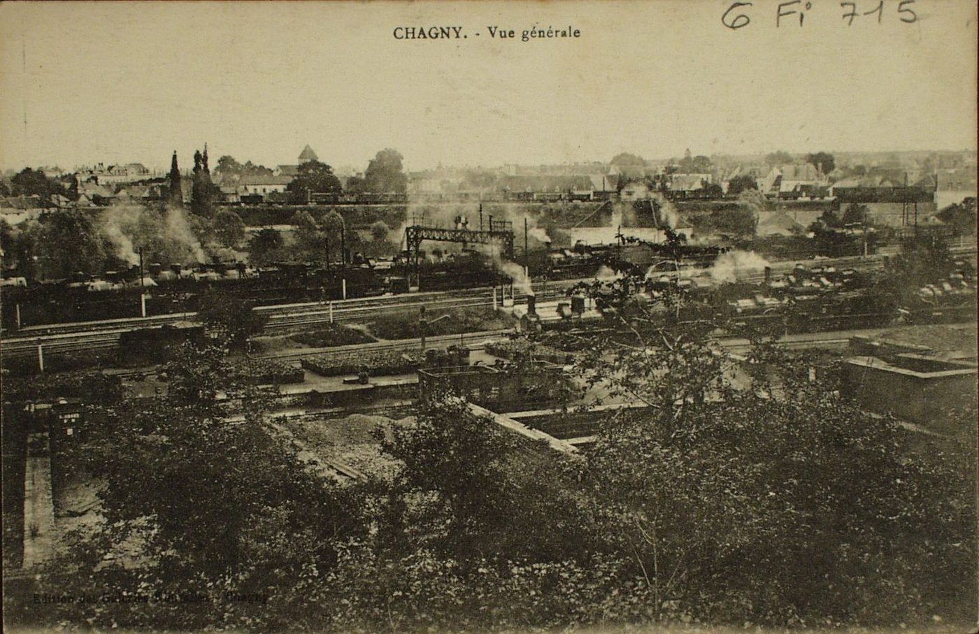 Chagny. Vue générale.