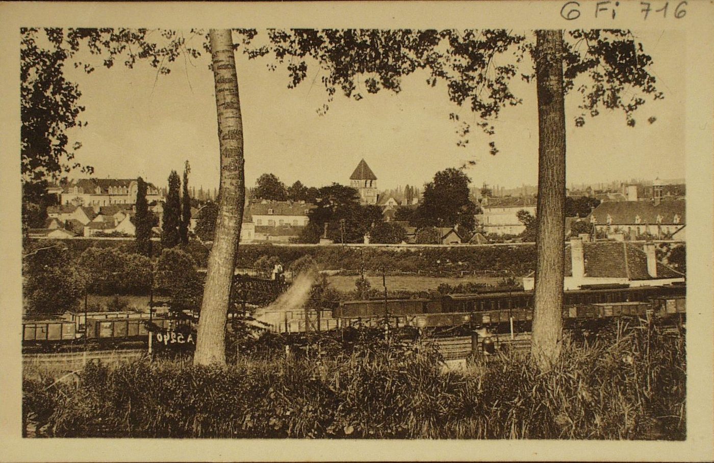 Chagny. Vue générale.