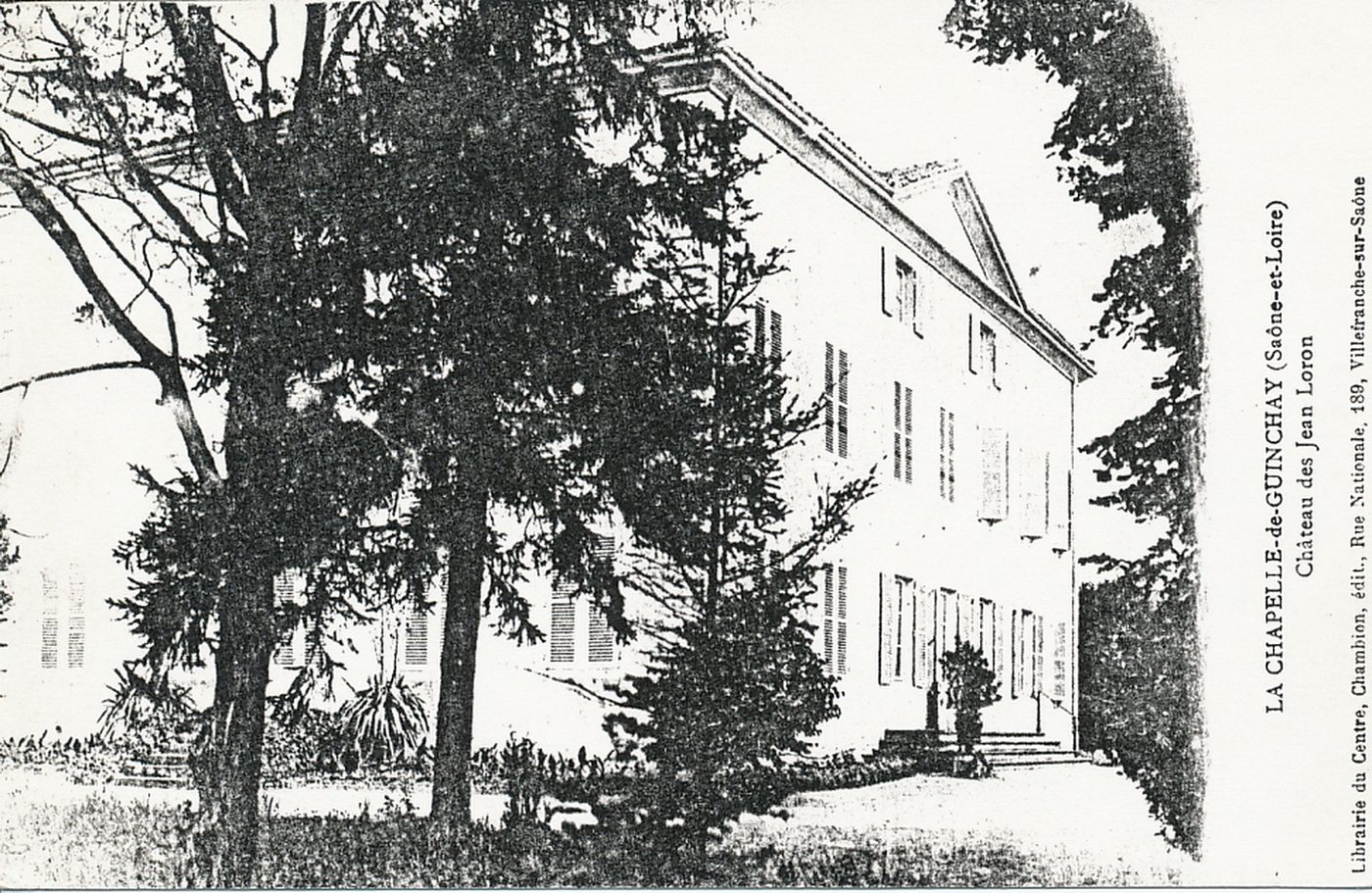 La Chapelle-de-Guinchay. Château des Jean Loron.