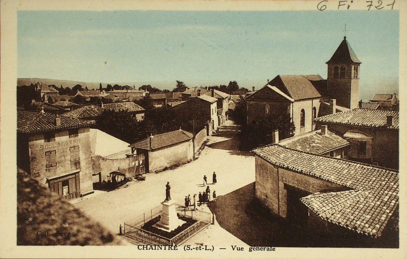 Chaintré. Vue générale.