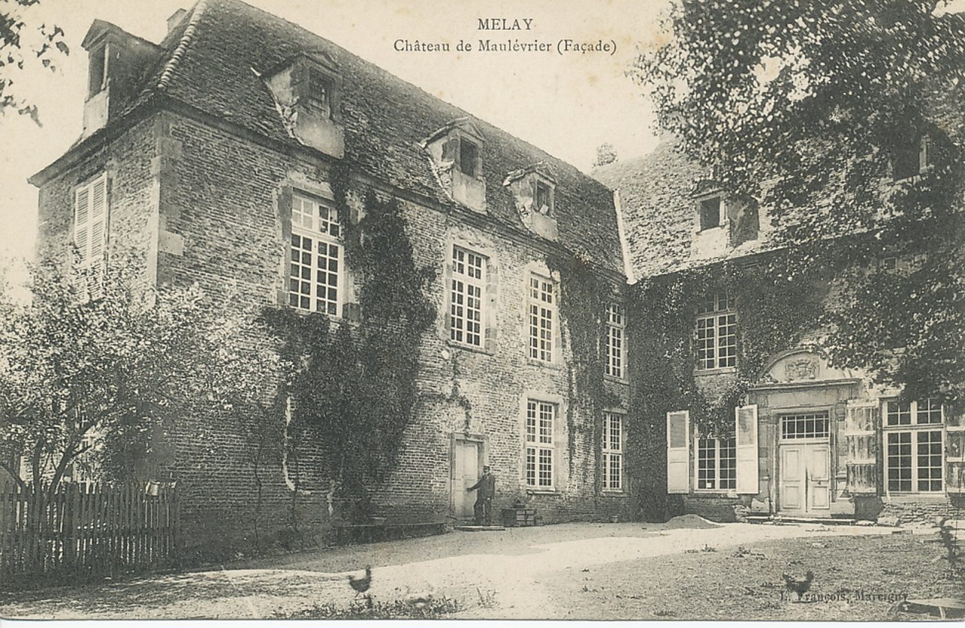 Melay. Château de Maulevrier (façade).