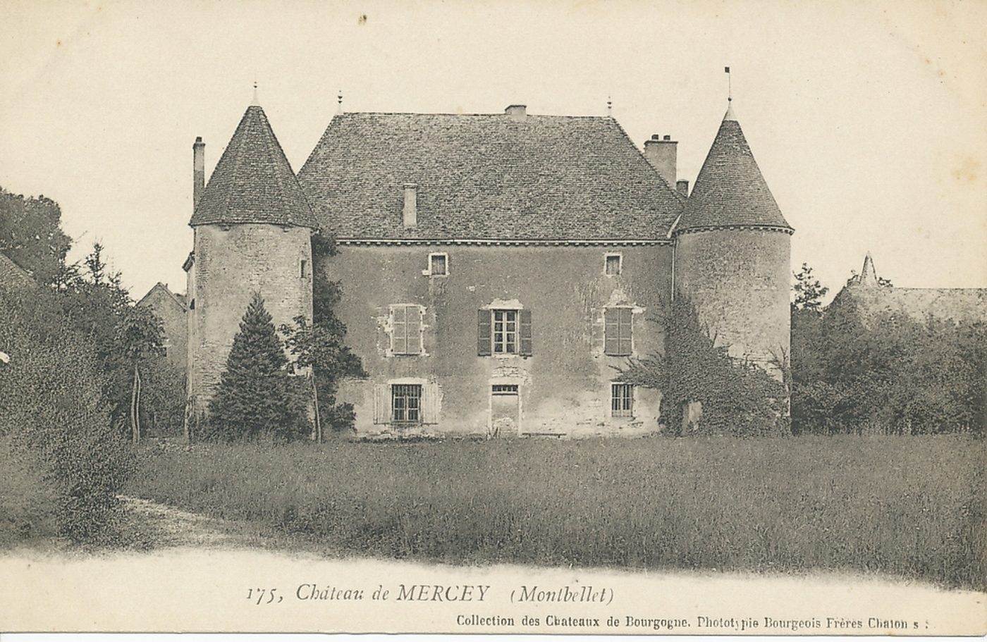 Château de Mercey. Montbellet.