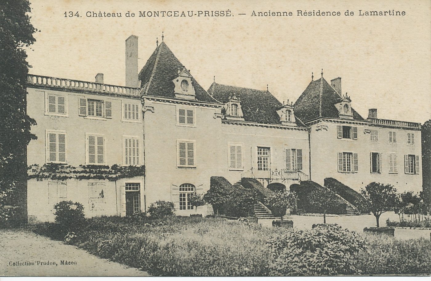 Château de Montceau-Prissé. Ancienne résidence de Lamartine.