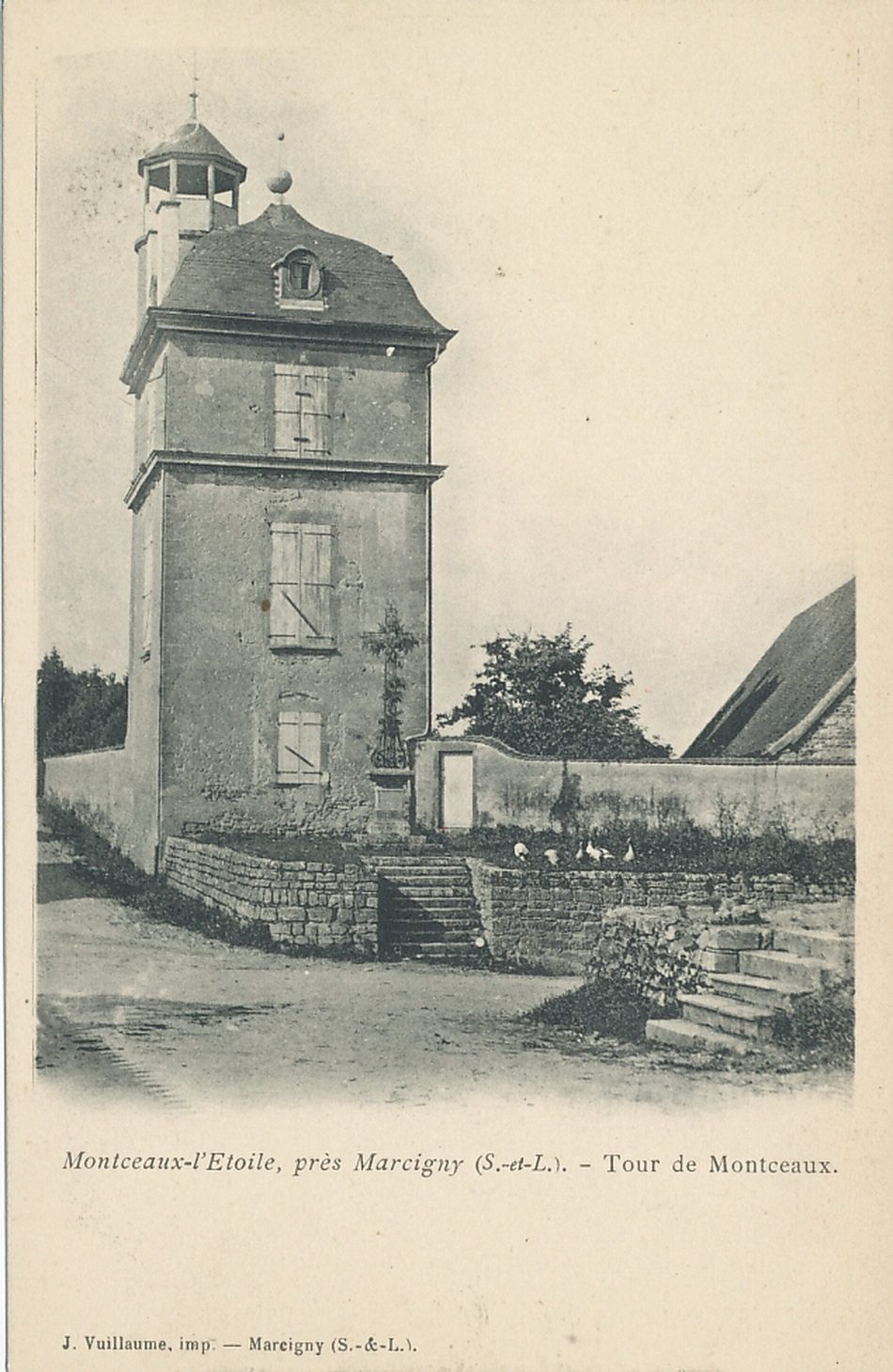 Montceaux-l'Etoile, près Marcigny. Tour de Montceaux.