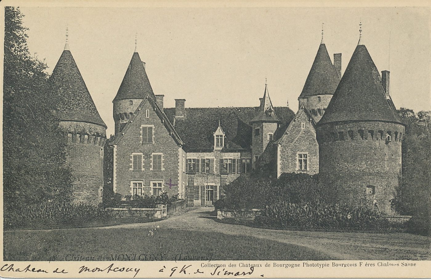 Château de Montcony, Louhans.