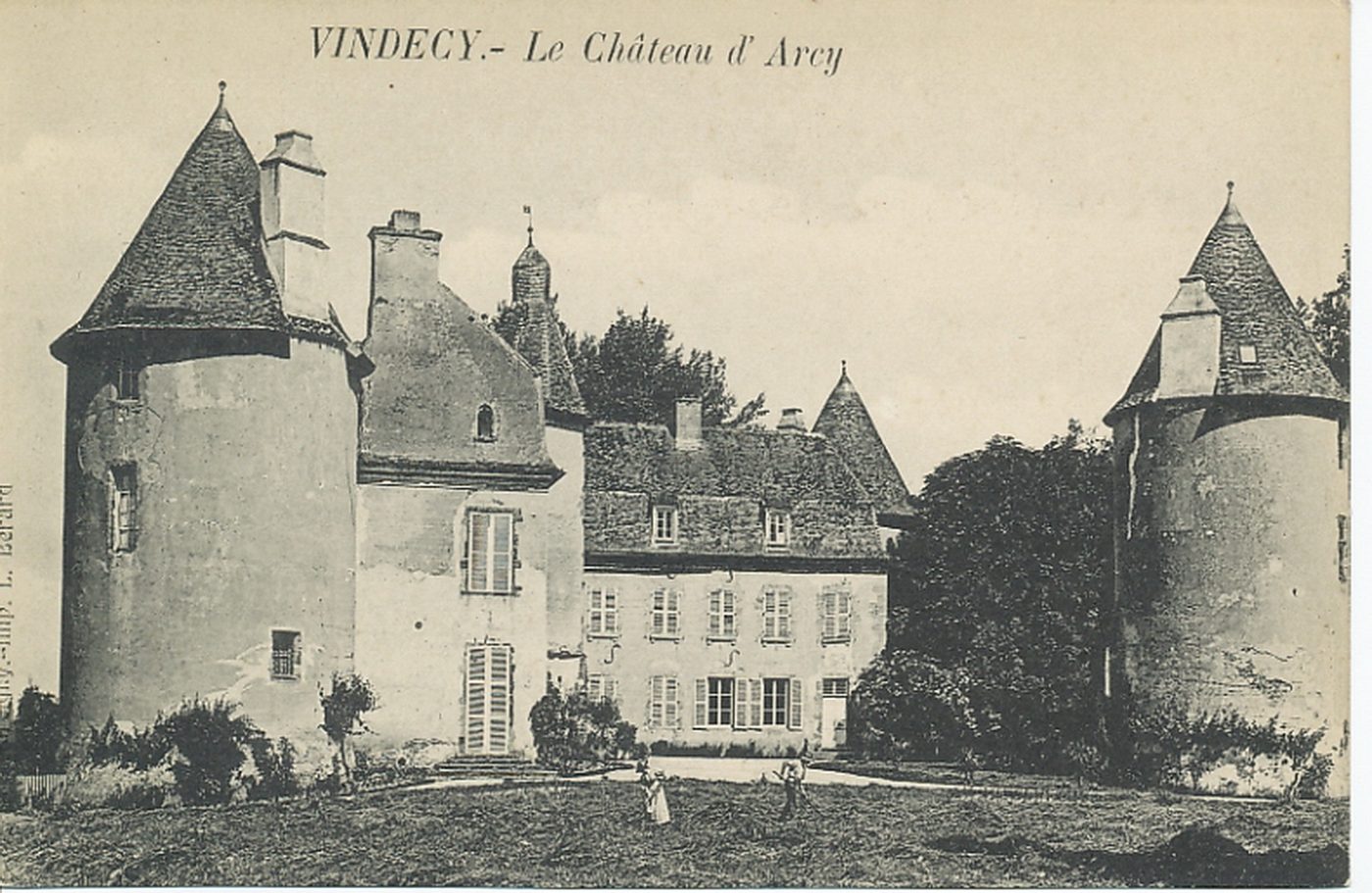 Vindecy. Le château d'Arcy.