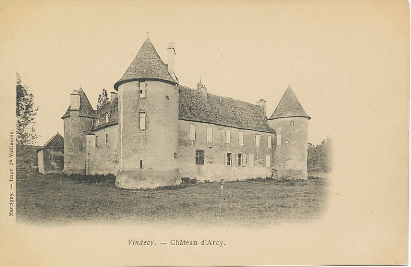 Vindecy. Château d'Arcy.