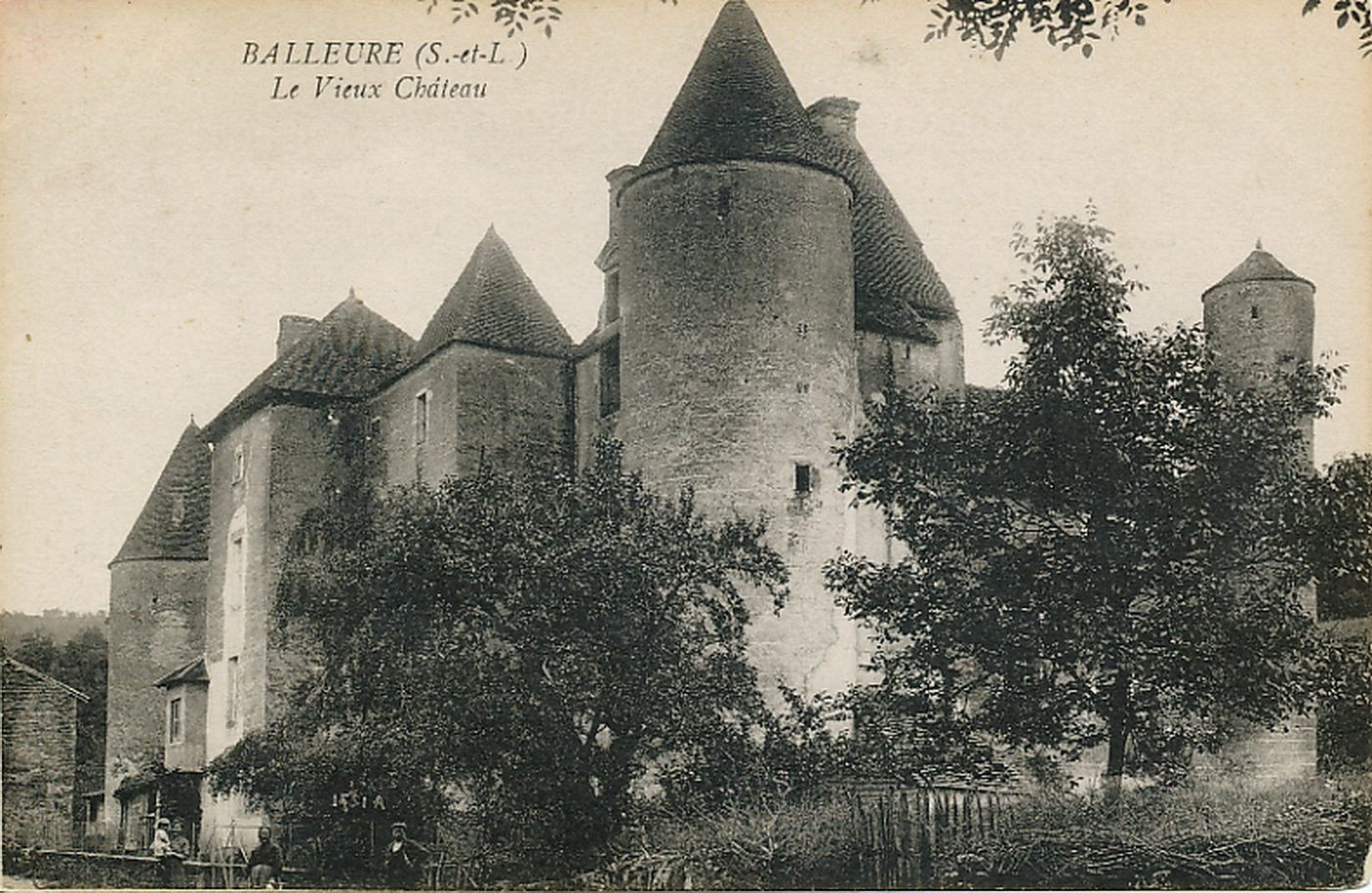 Balleure. Le vieux château.