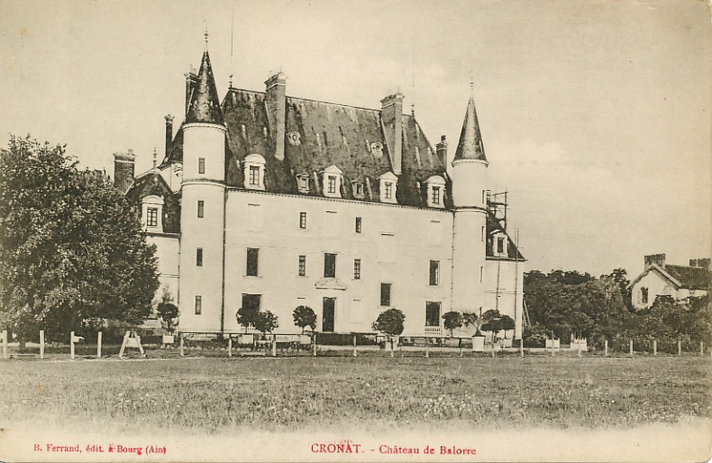 Cronat. Château de Balorre.