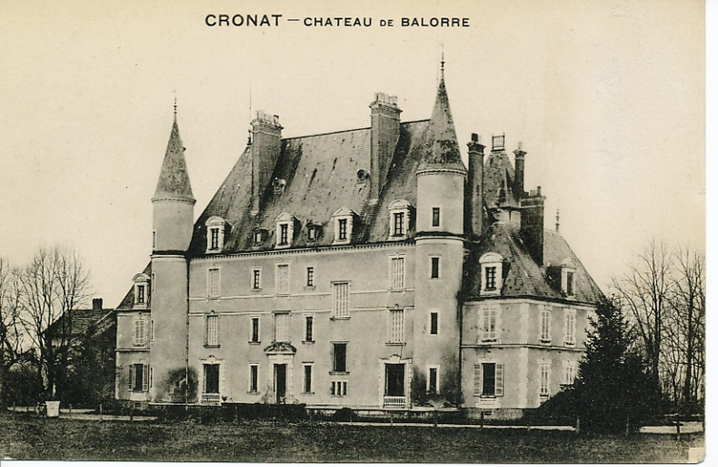 Cronat. Château de Balorre.