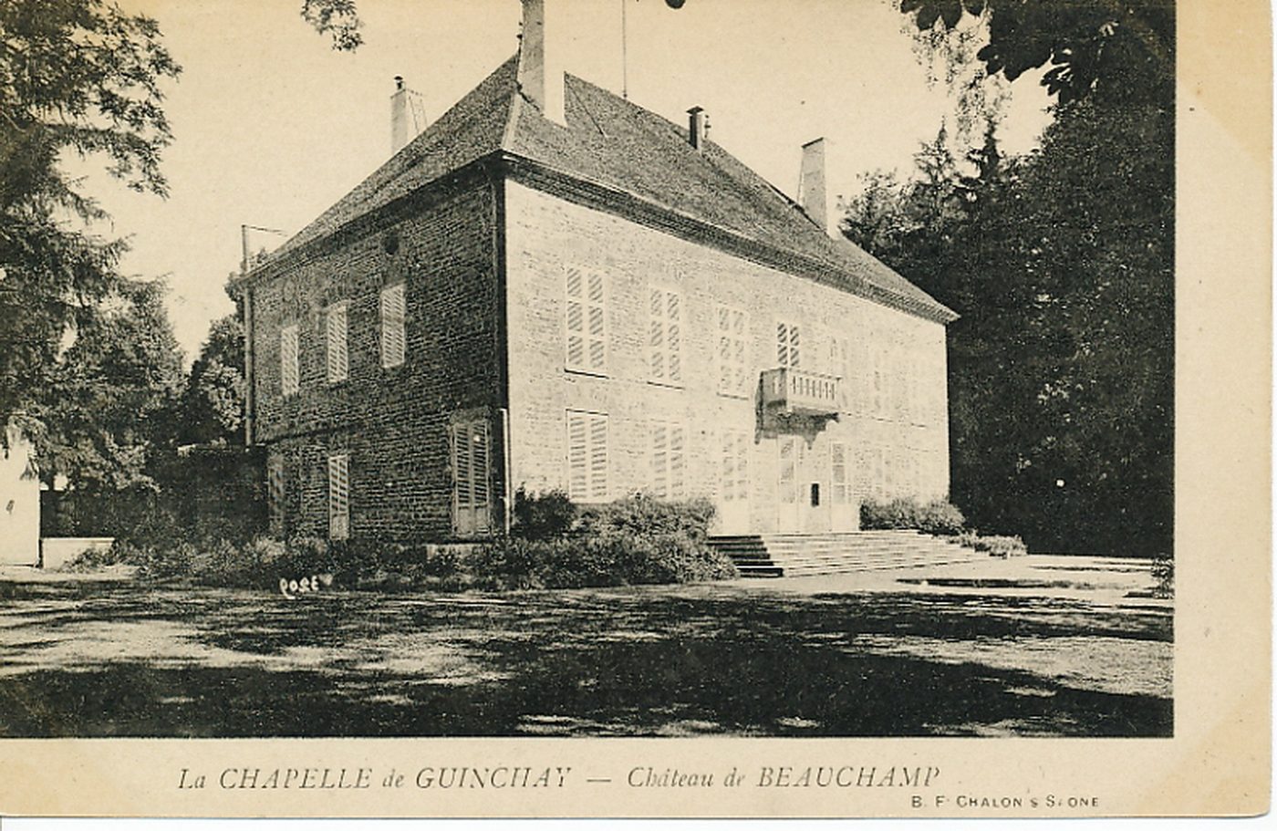 La Chapelle-de-Guinchay. Château de Beauchamp.