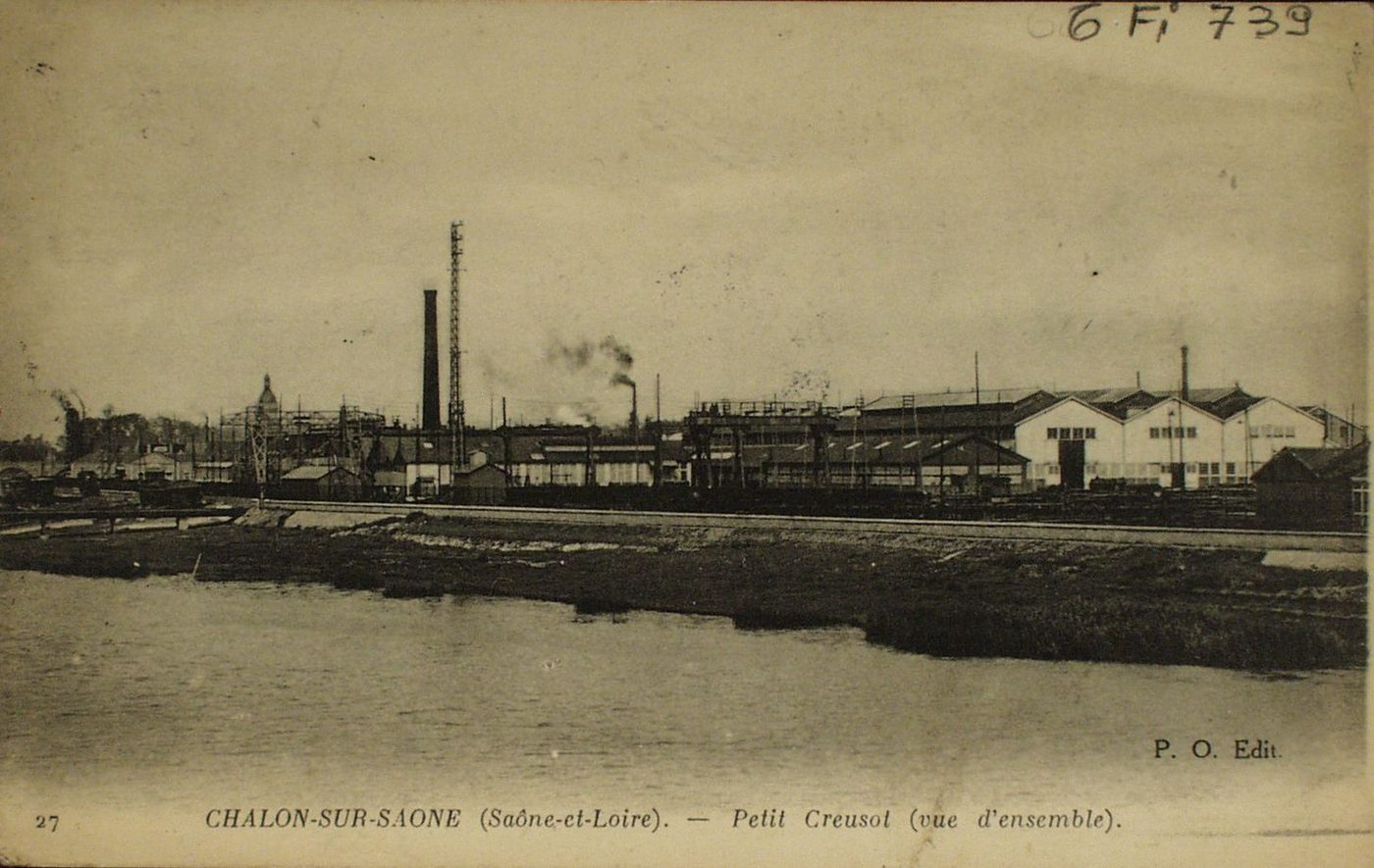 Chalon-sur-Saône. Le Petit Creusot (vue d'ensemble).