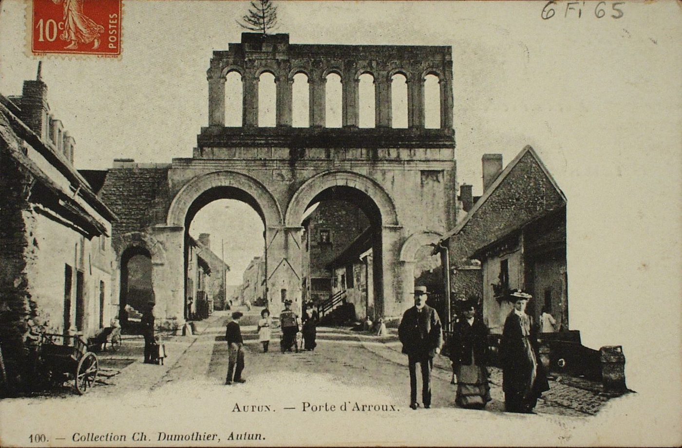 Autun. Porte d'Arroux.
