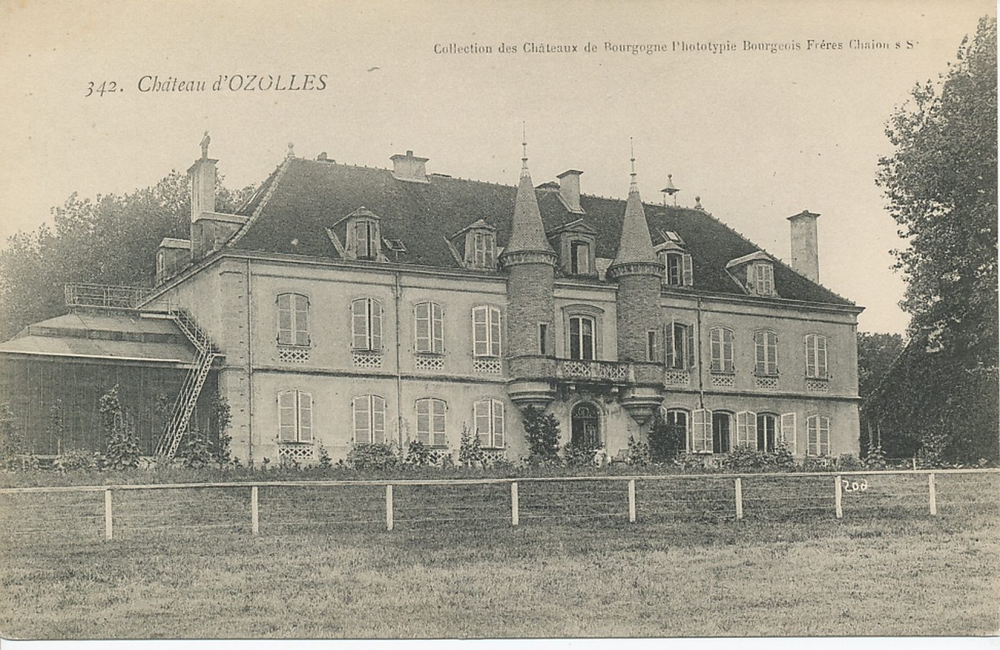 Château d'Ozolles.