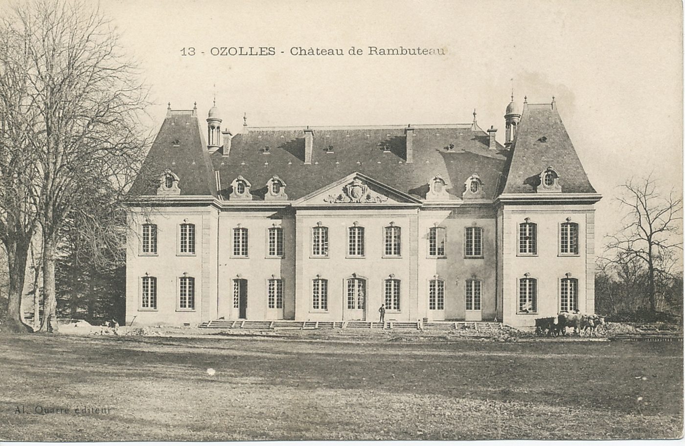 Ozolles. Château de Rambuteau.