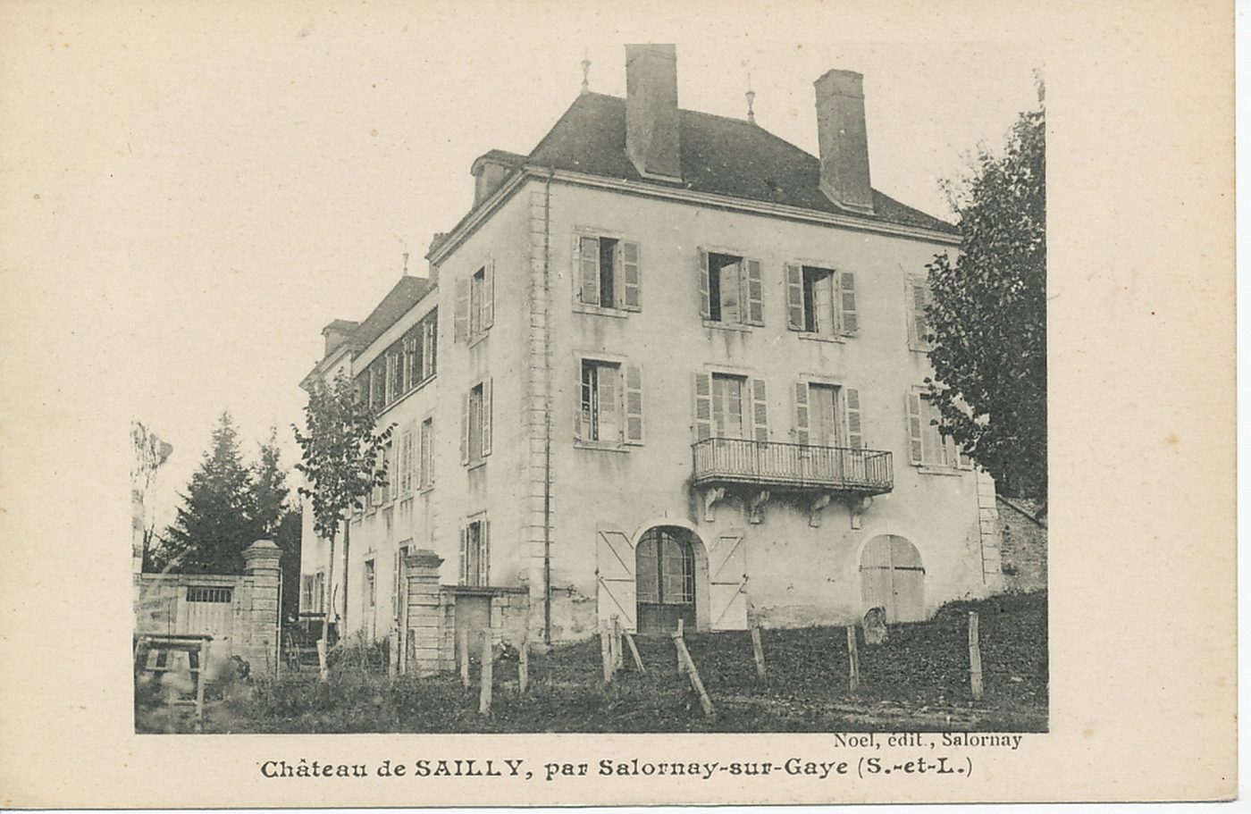 Château de Sailly, par Salornay-sur-Guye.