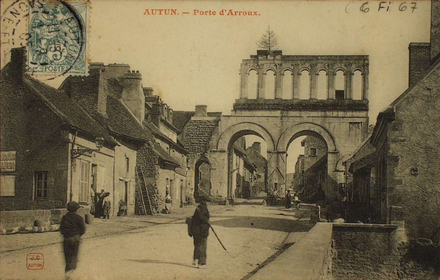 Autun. Porte d'Arroux.