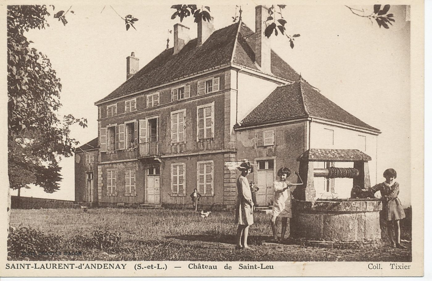 Saint-Laurent-d'Andenay. Château de Saint-Leu.
