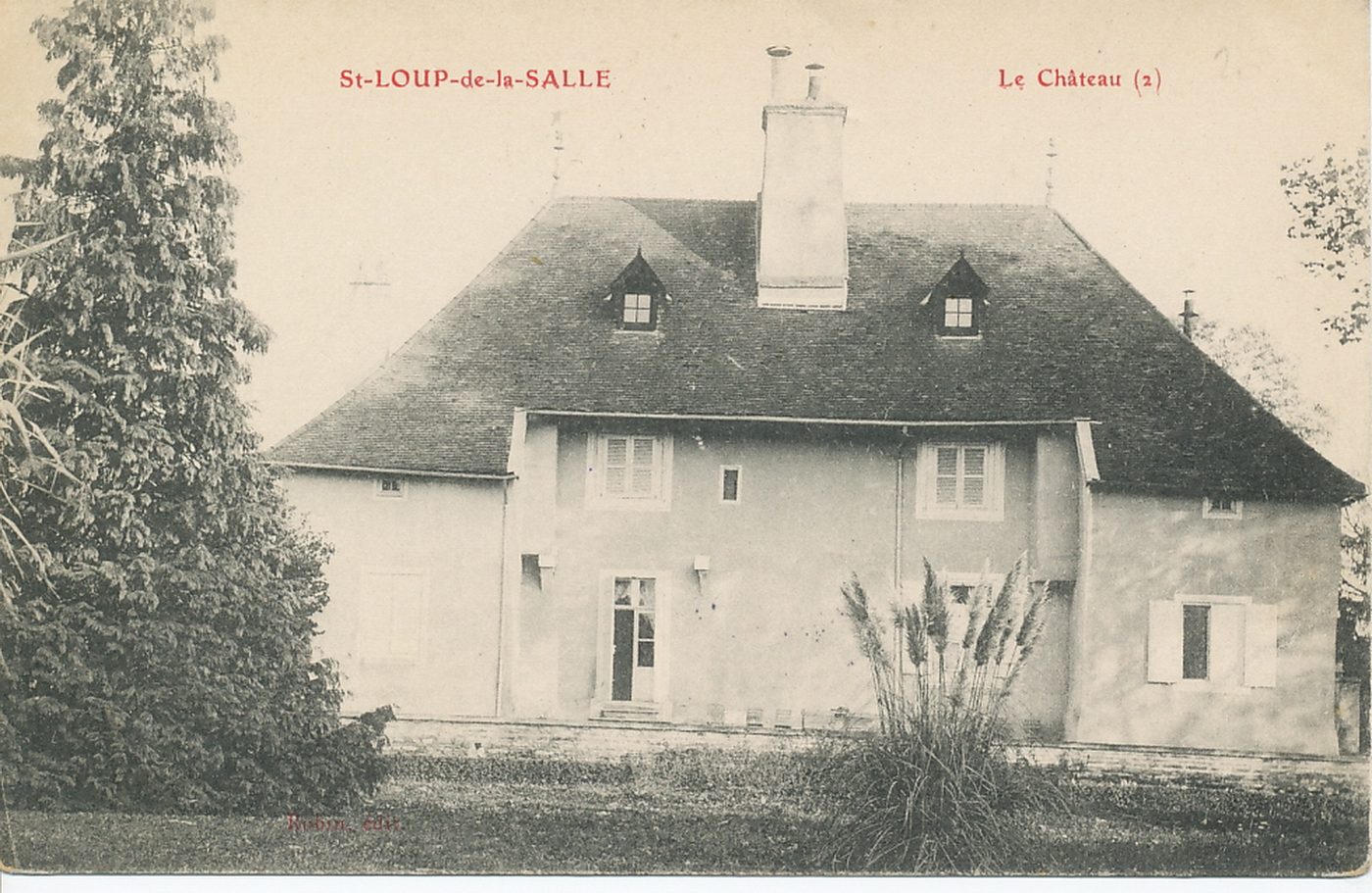 Saint-Loup-de-la-Salle. Le château.
