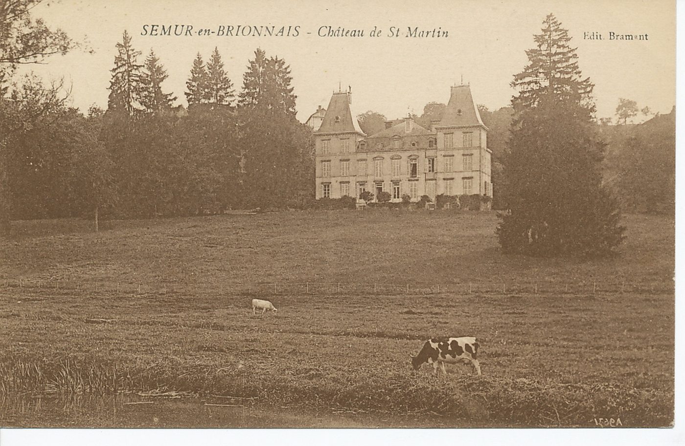 Semur-en-Brionnais. Château de Saint-Martin.