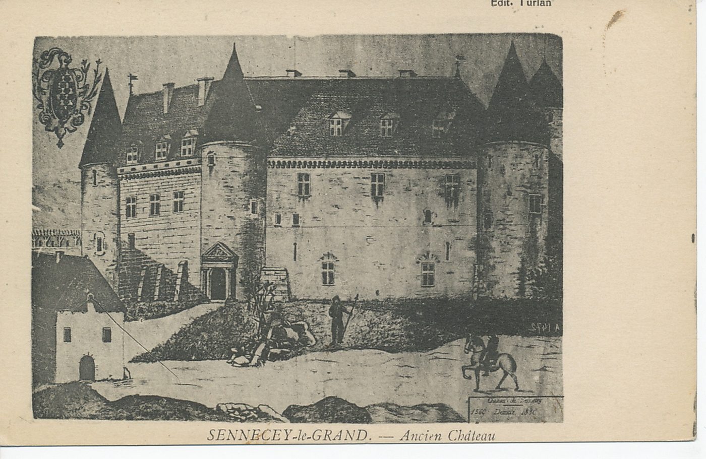 Sennecey-le-Grand. Ancien château.