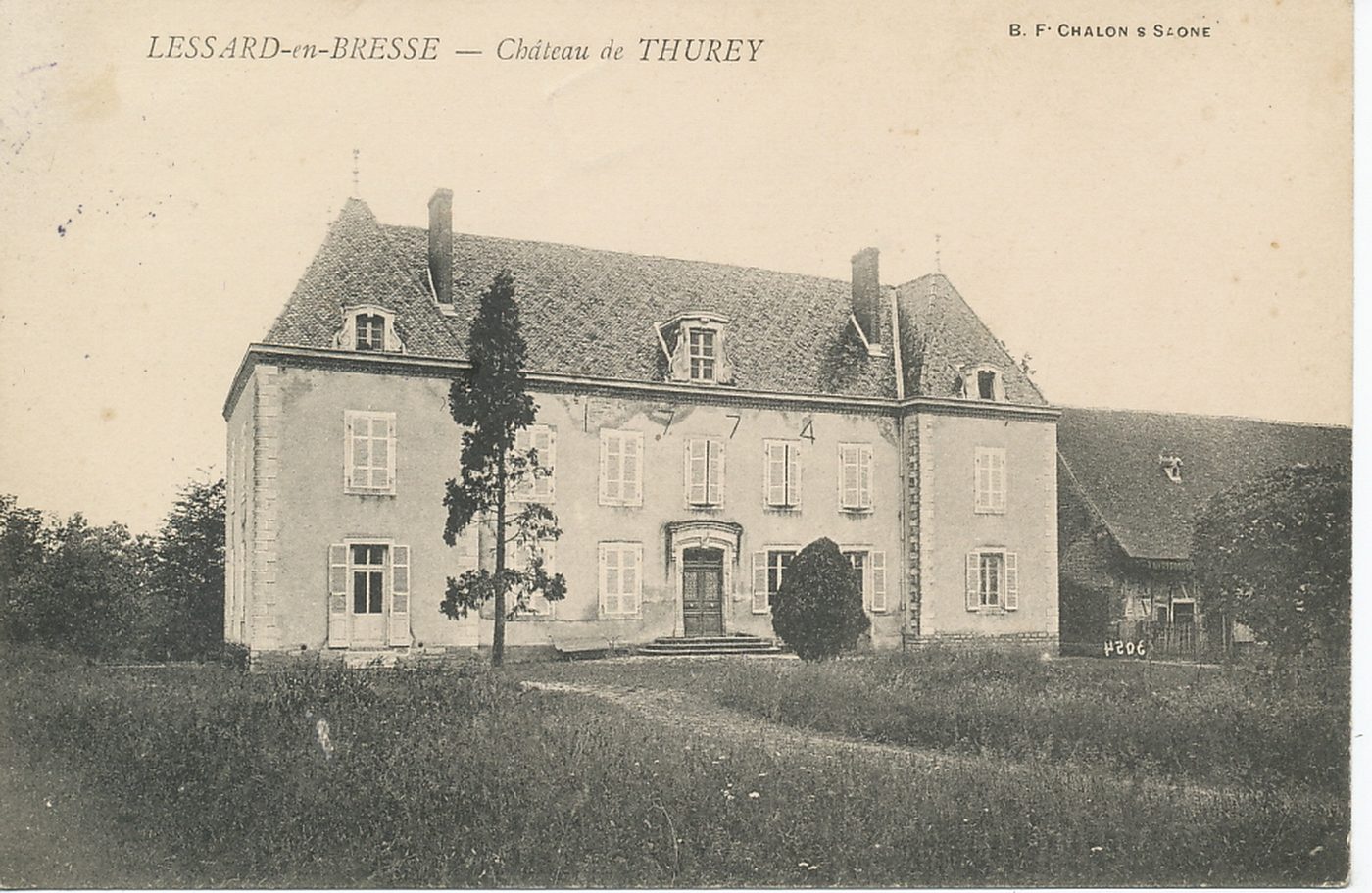 Lessard-en-Bresse. Château de Thurey.