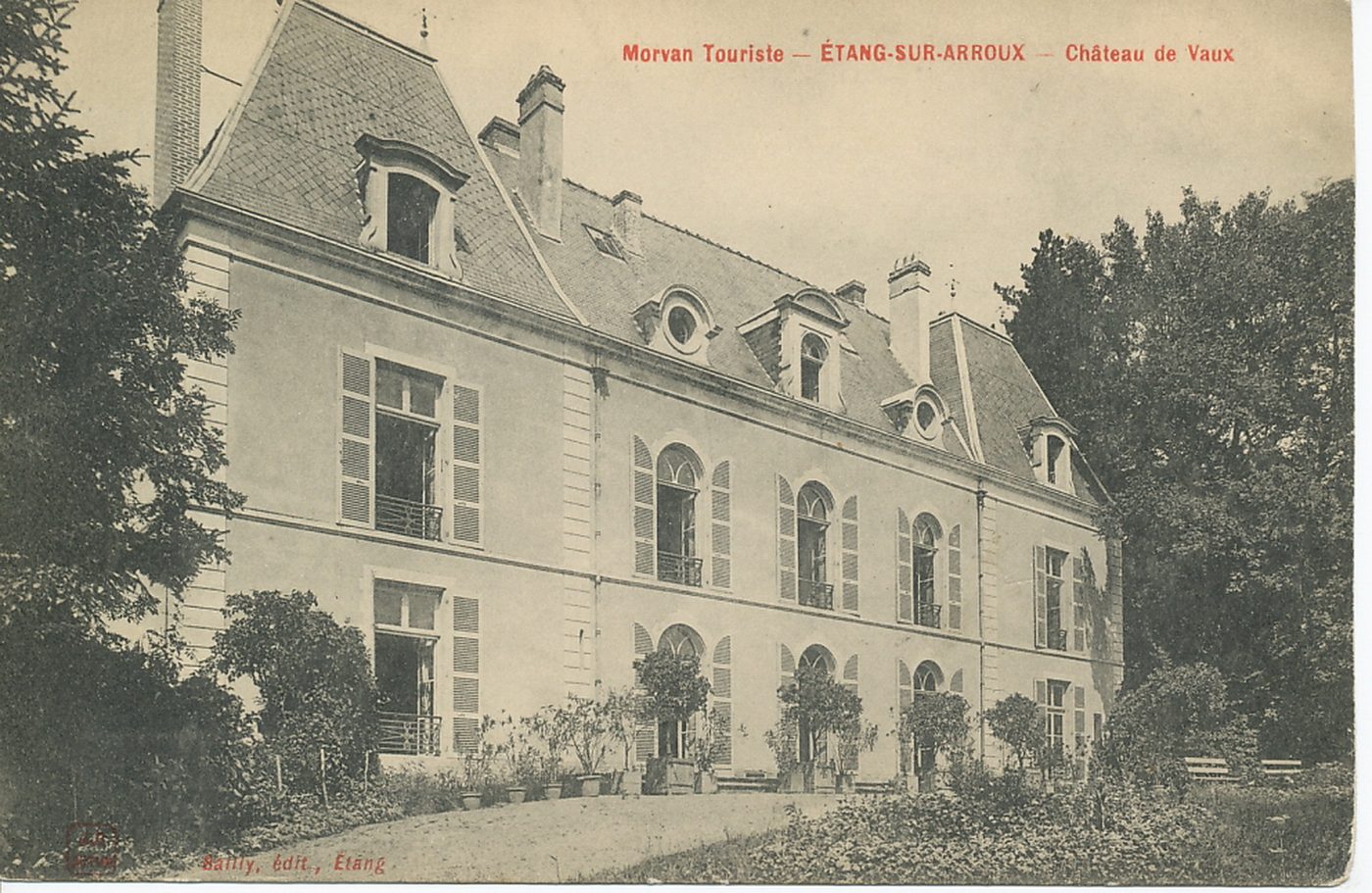 Morvan Touriste. Etang-sur-Arroux. Château de Vaux.