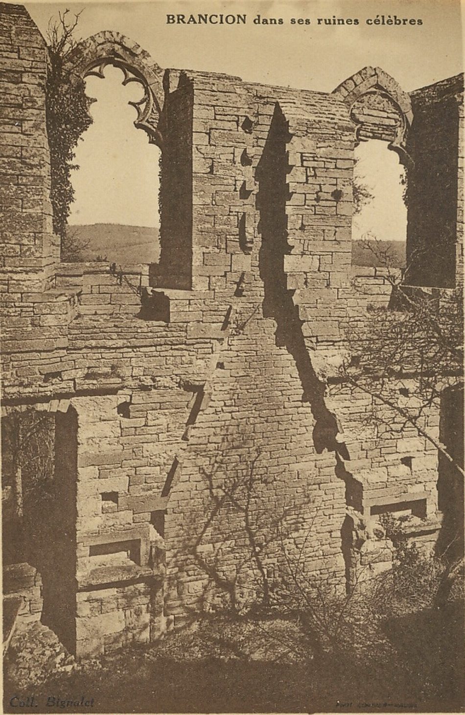 Brancion dans ses ruines célèbres.