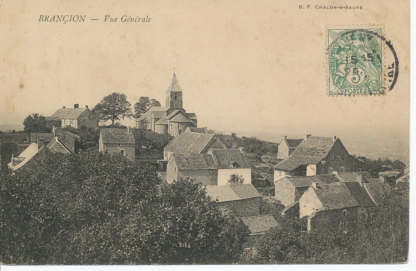 Brancion. Vue générale.