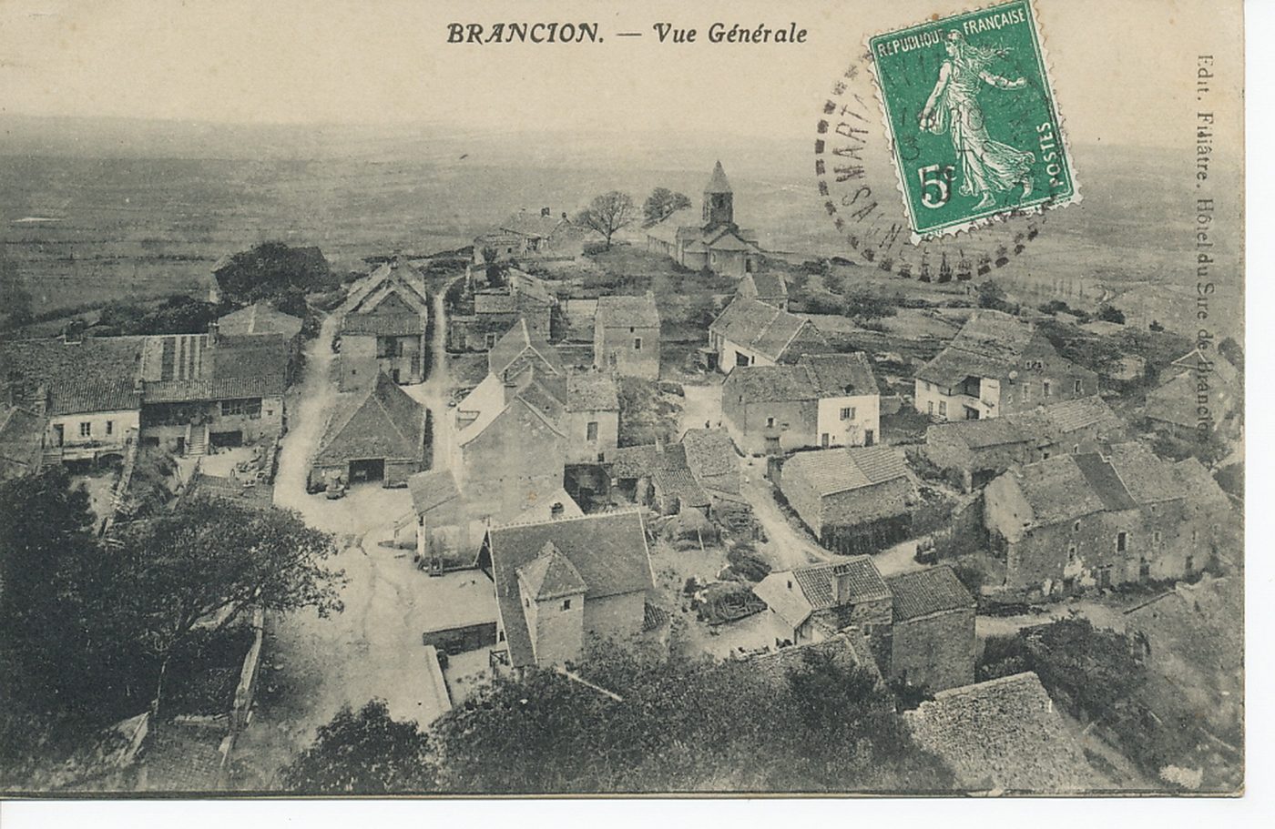 Brancion. Vue générale.