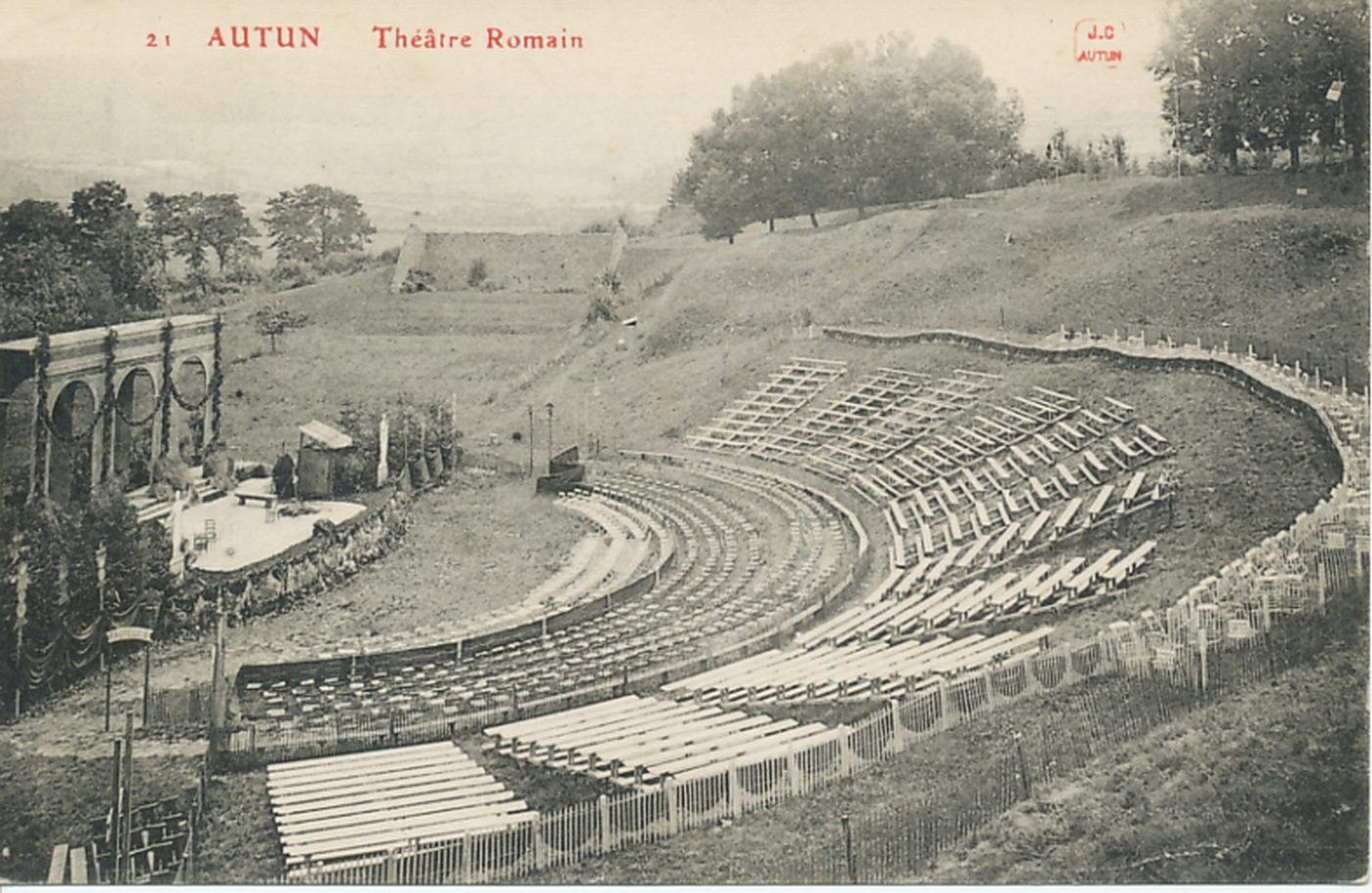Autun. Théâtre romain.