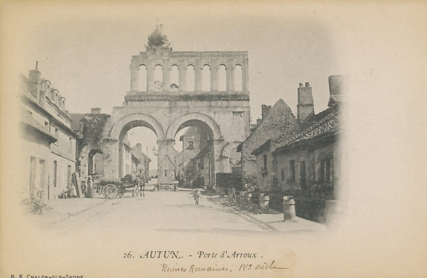 Autun. Porte d'Arroux.