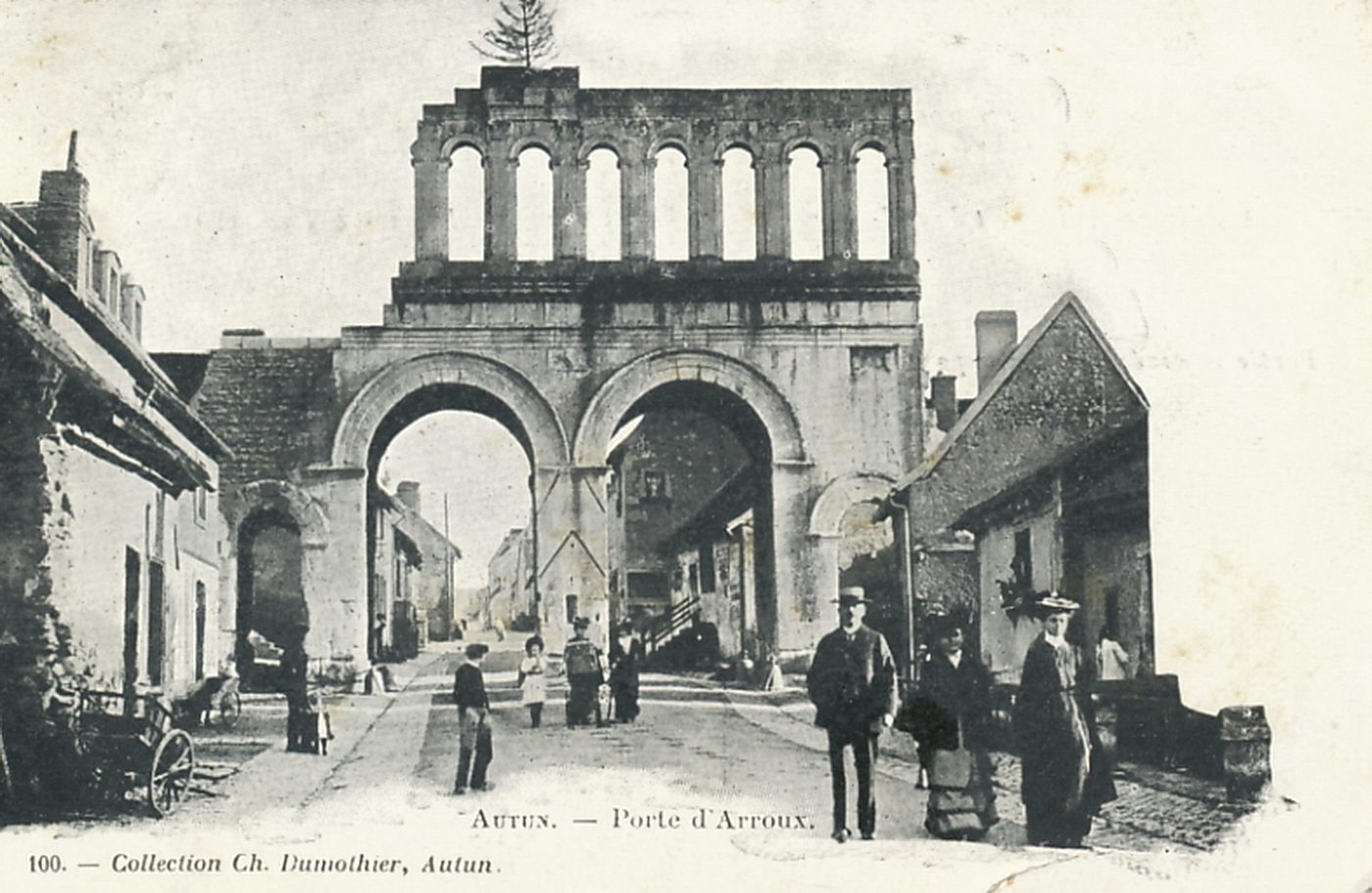 Autun. Porte d'Arroux.