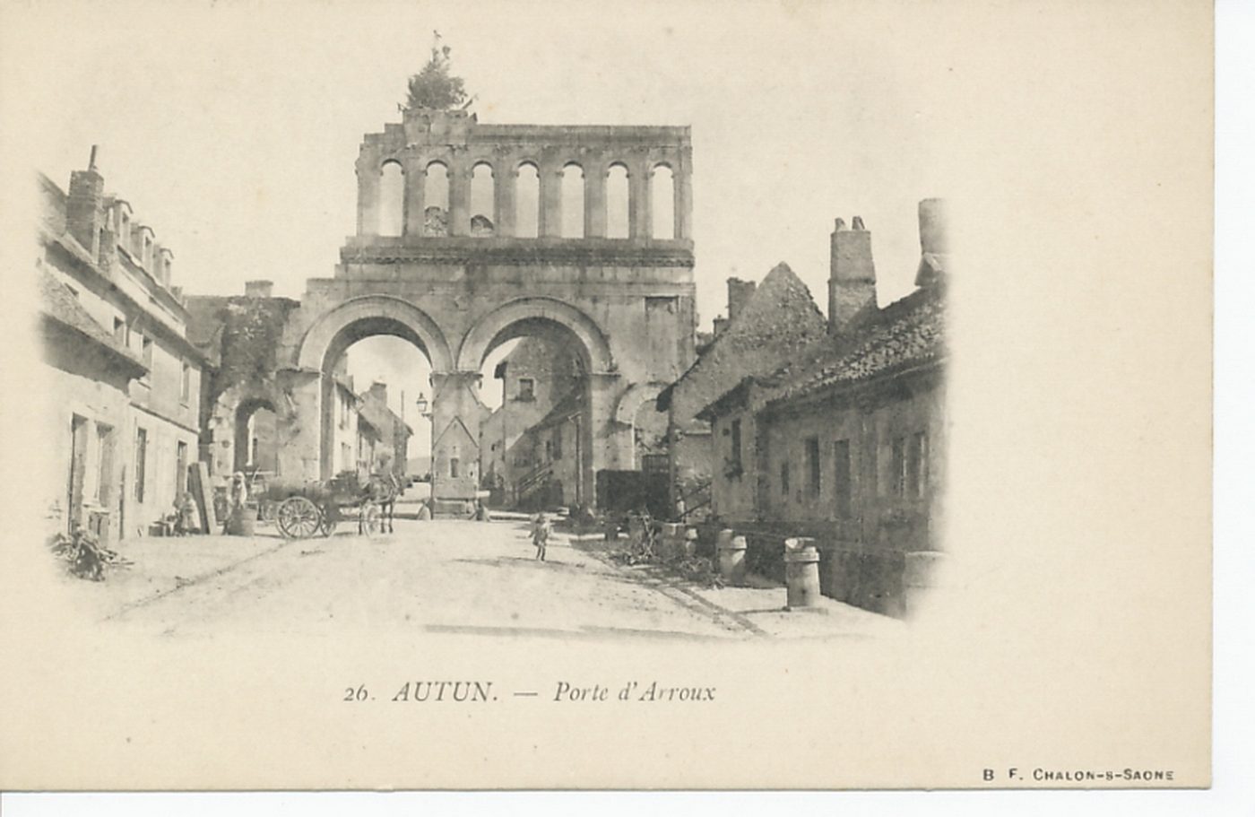 Autun. Porte d'Arroux.