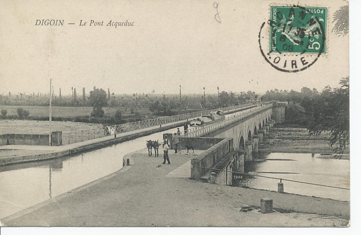Digoin. Le pont aqueduc.