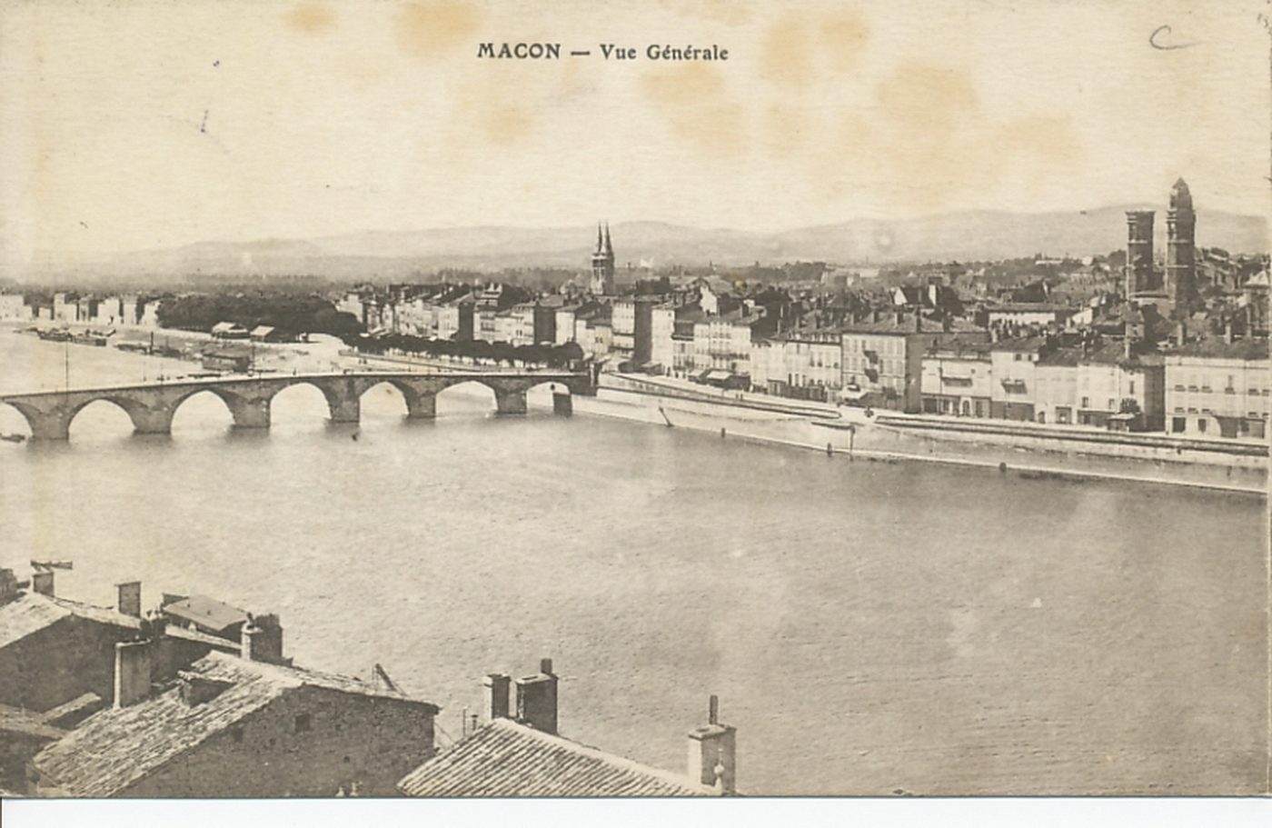 Mâcon. Vue générale.