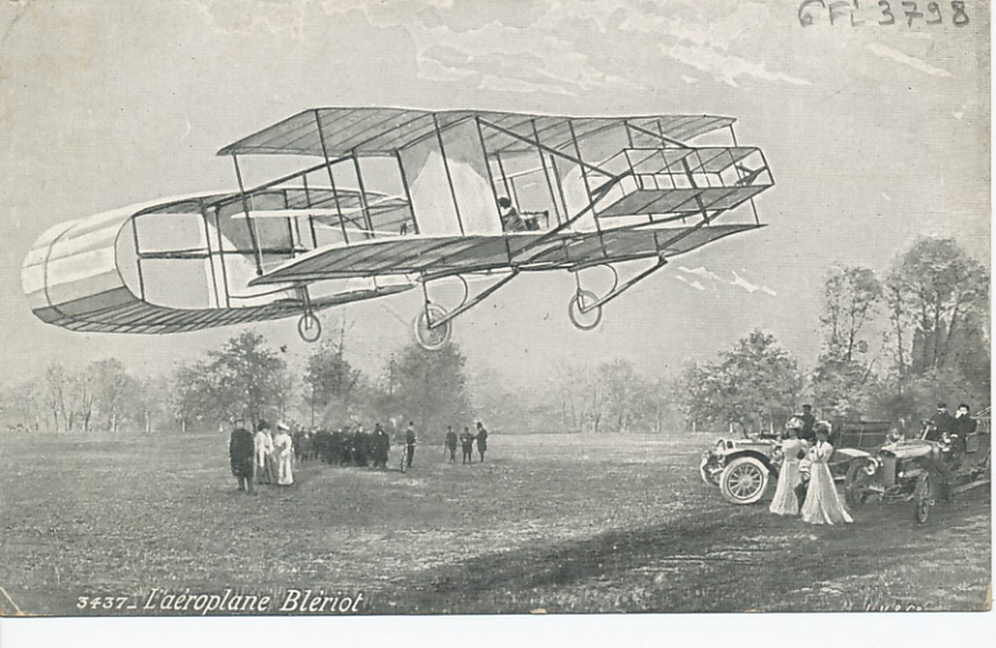 L'aéroplane Blériot.