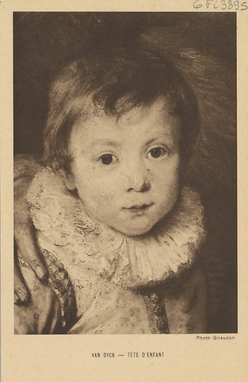 Van Dick. Tête d'enfant.