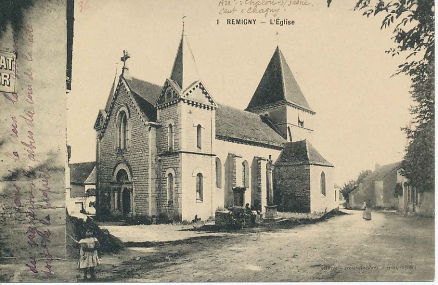 Remigny. L'église.