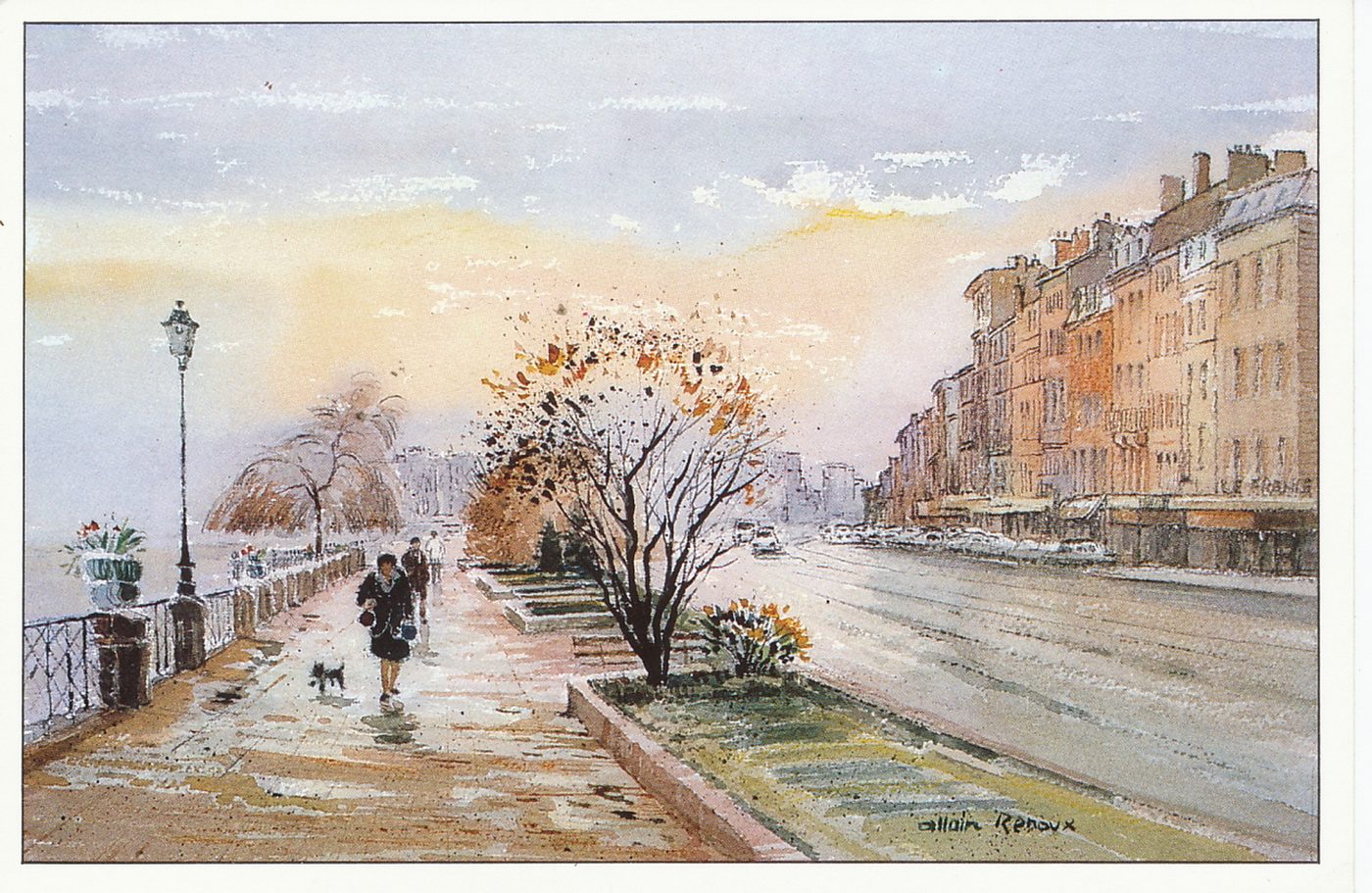 Mâcon. Quai Lamartine.