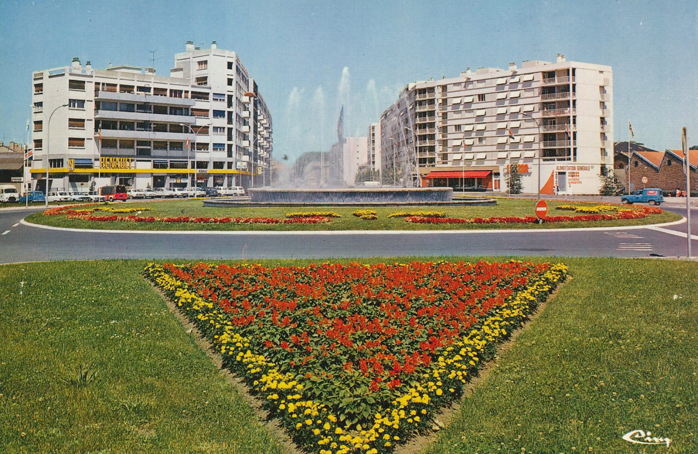 Mâcon. Carrefour de l'Europe.