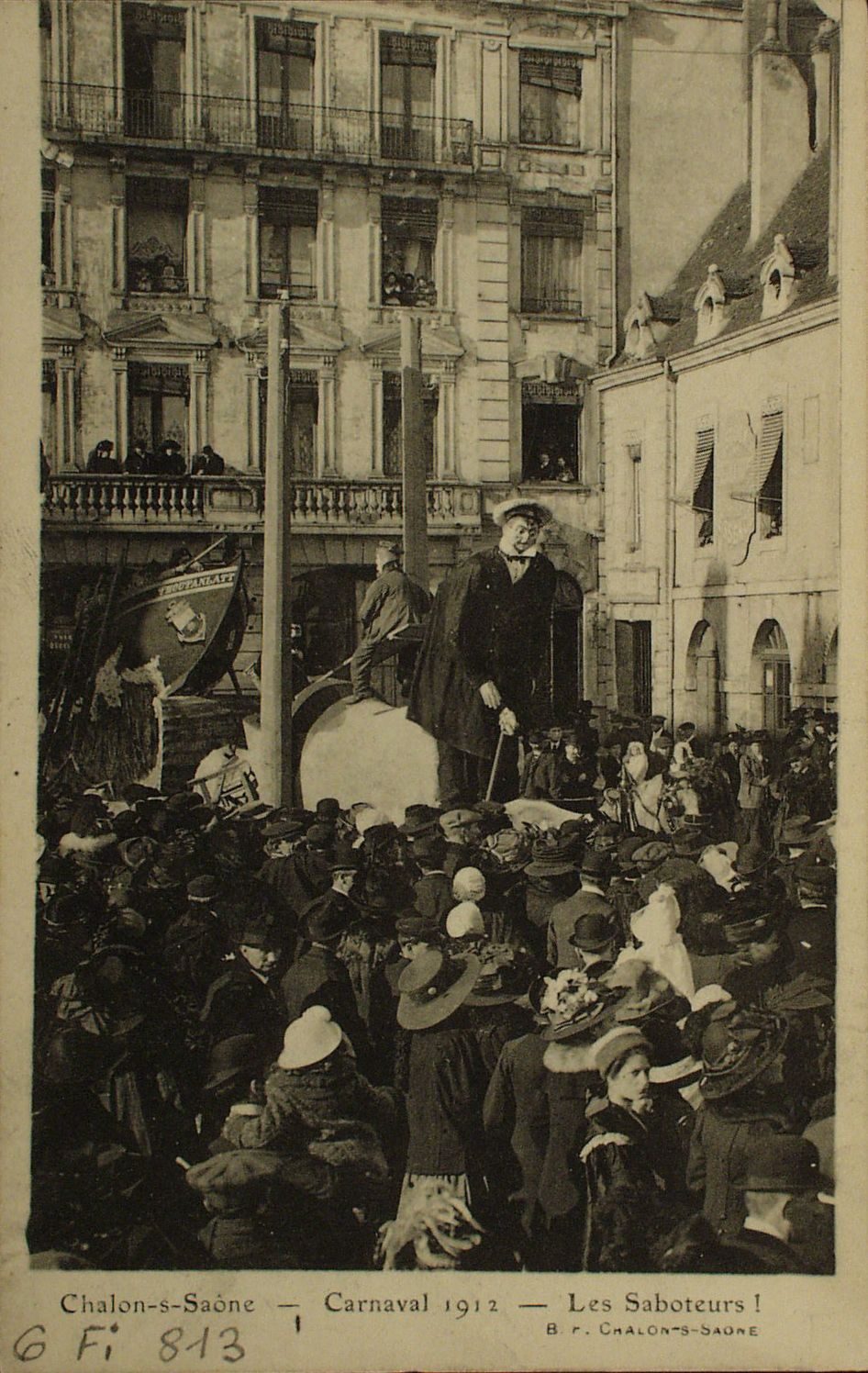 Chalon-sur-Saône. Carnaval 1912. Les saboteurs.