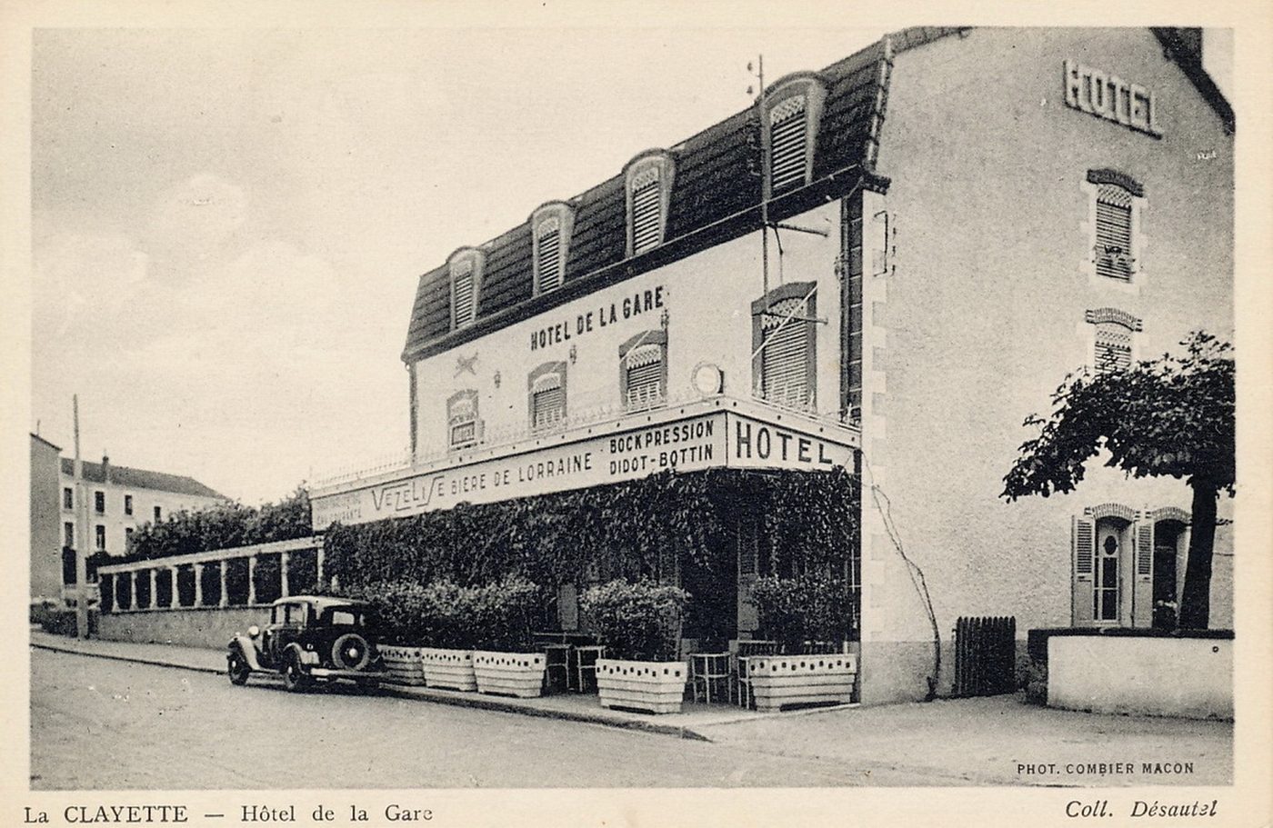 La Clayette. Hôtel de la gare.