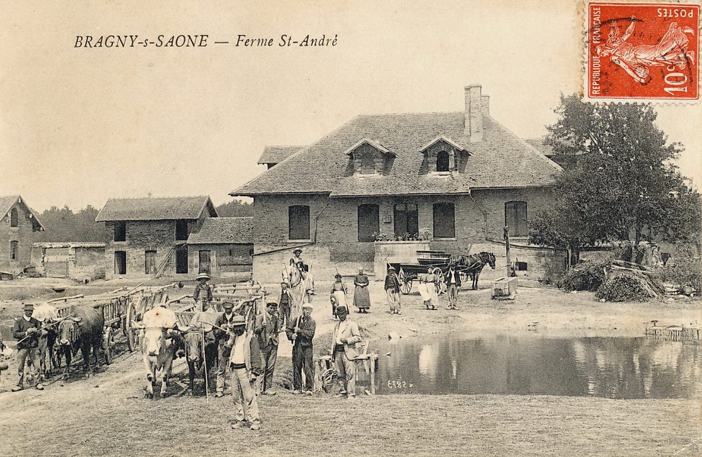 Bragny-sur-Saône. Ferme Saint-André.