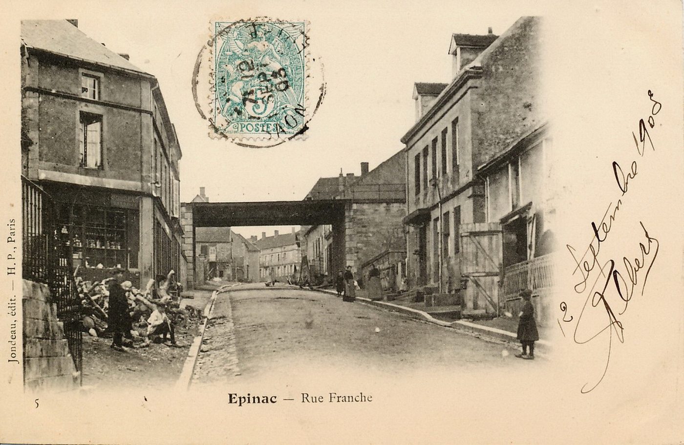 Epinac. Rue Franche.
