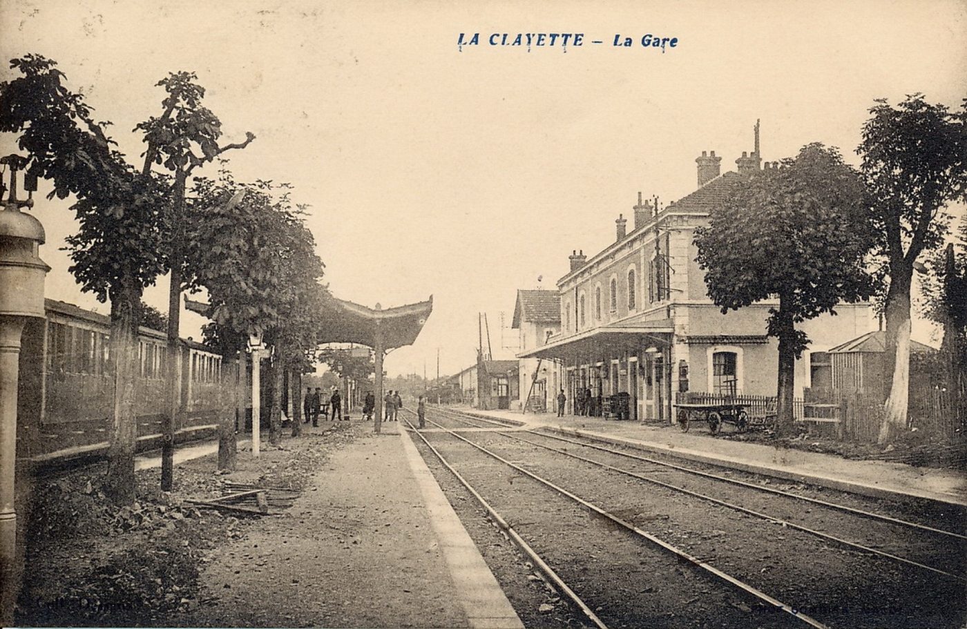 La Clayette. La gare.