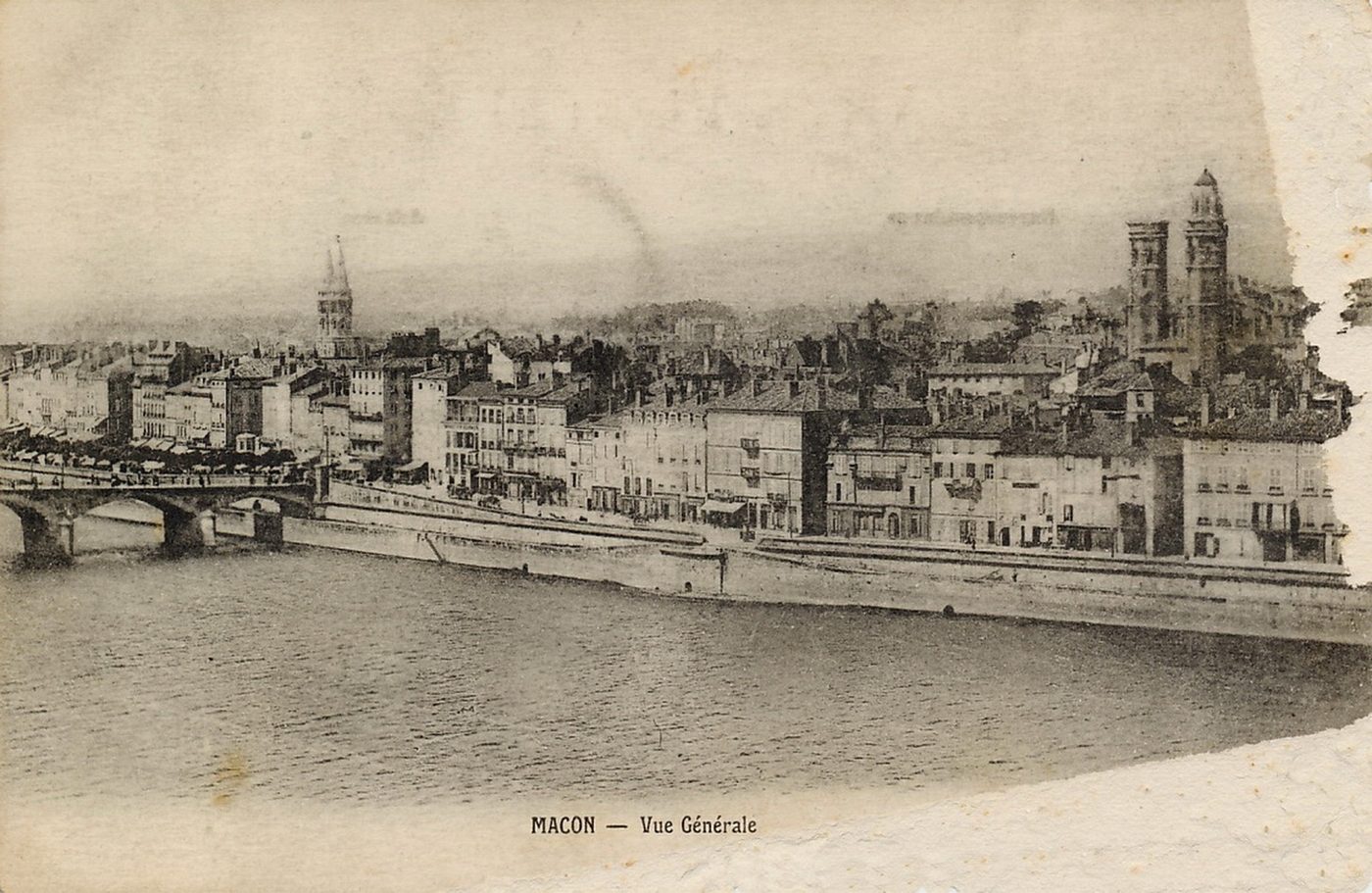 Mâcon. Vue générale.