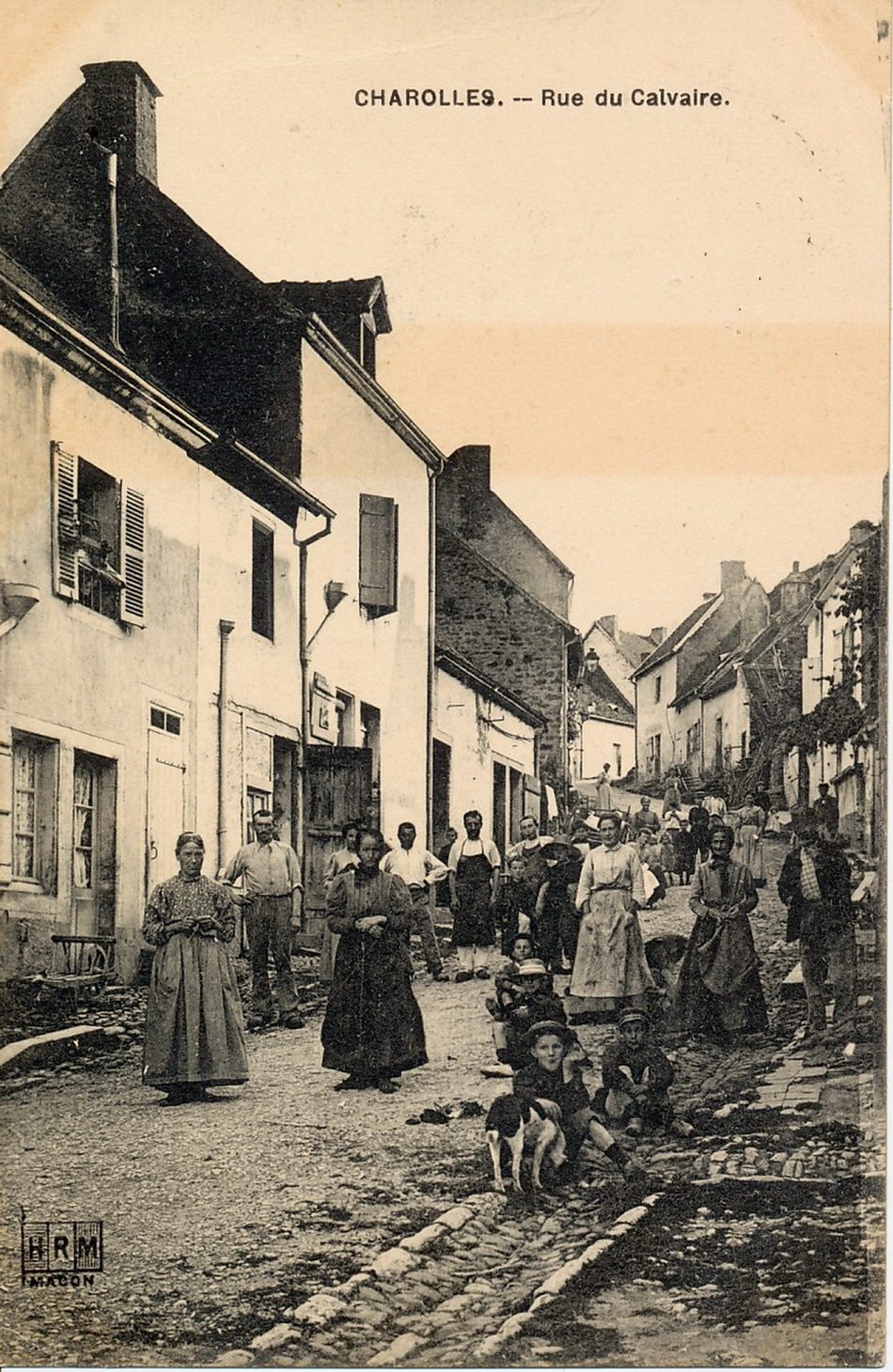 Charolles. Rue du Calvaire.