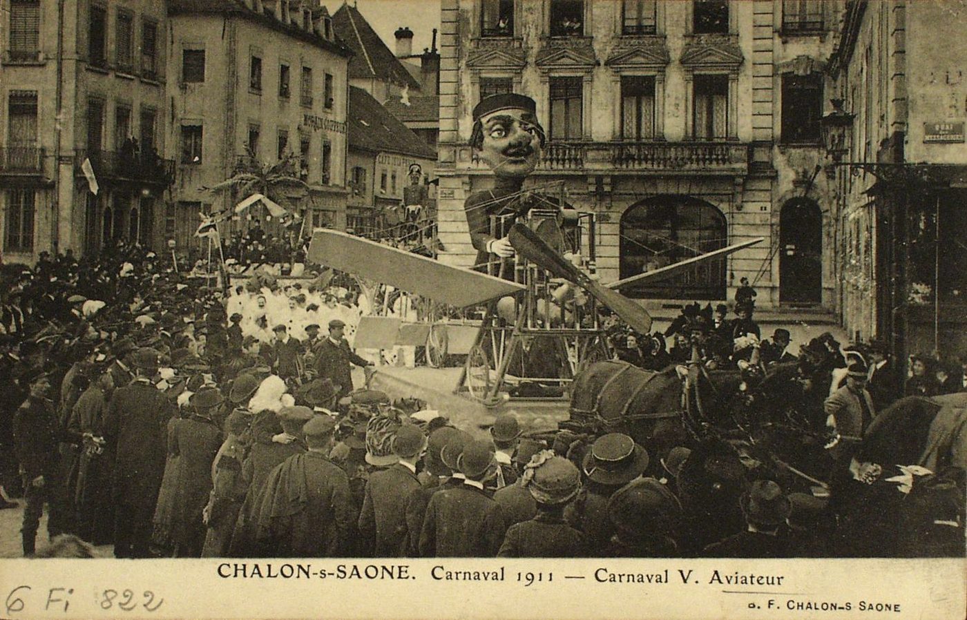Chalon-sur-Saône. Carnaval 1911. Carnaval V. Aviateur.