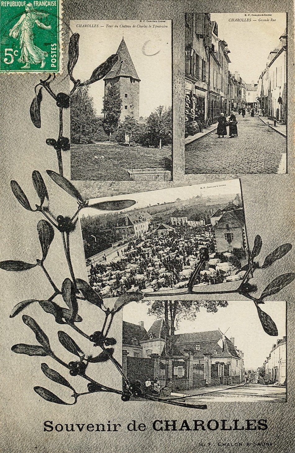 Souvenirs de Charolles.